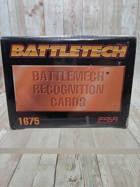 Battletech Battlemech Recognition Cards 1675 FASA Complete Set Sealed (1993)